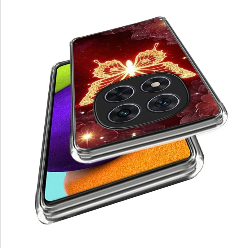 Etui Xiaomi Redmi Note 14 Pro 4g Złoty Motyl