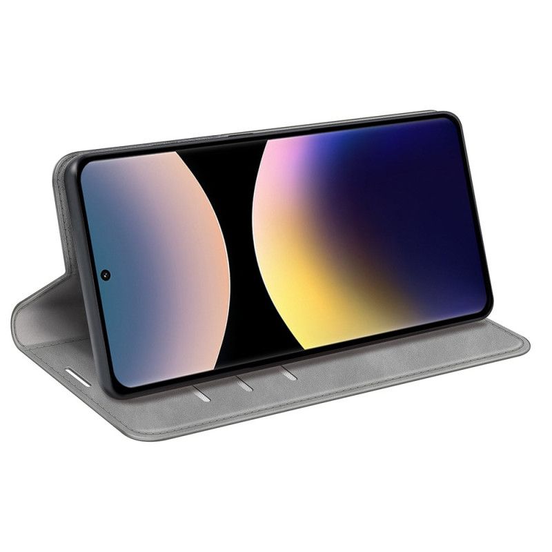 Flip Kotelot Do Xiaomi Redmi Note 14 Pro 4g Styl Skórzany