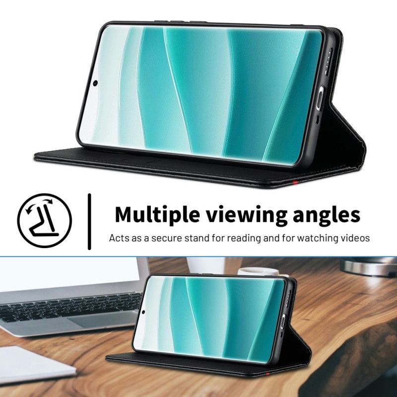 Flip Kotelot Do Xiaomi Redmi Note 14 Pro 4g Tekstura Włókna Węglowego