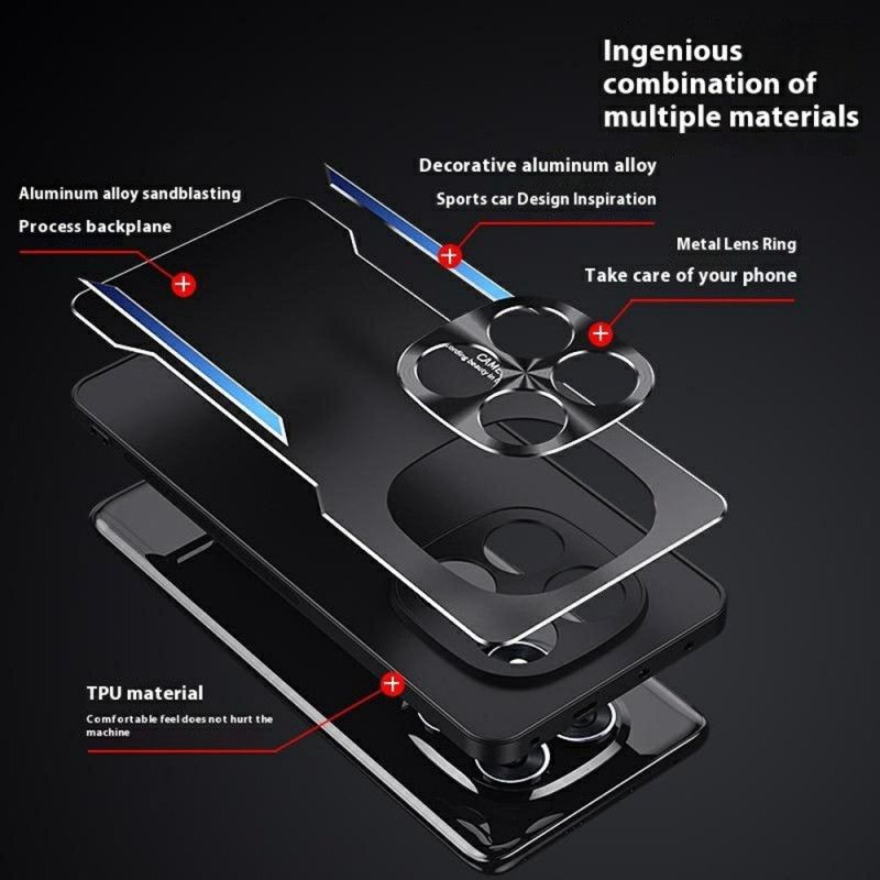 Futerały Xiaomi Redmi Note 14 Pro 4g Etui Na Telefon Efekt Metaliczny