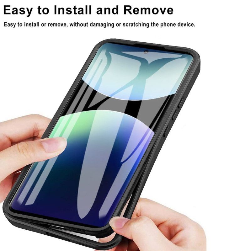 Futerały Xiaomi Redmi Note 14 Pro 4g Etui Na Telefon Hybryda Z Folią Ochronną Na Ekran