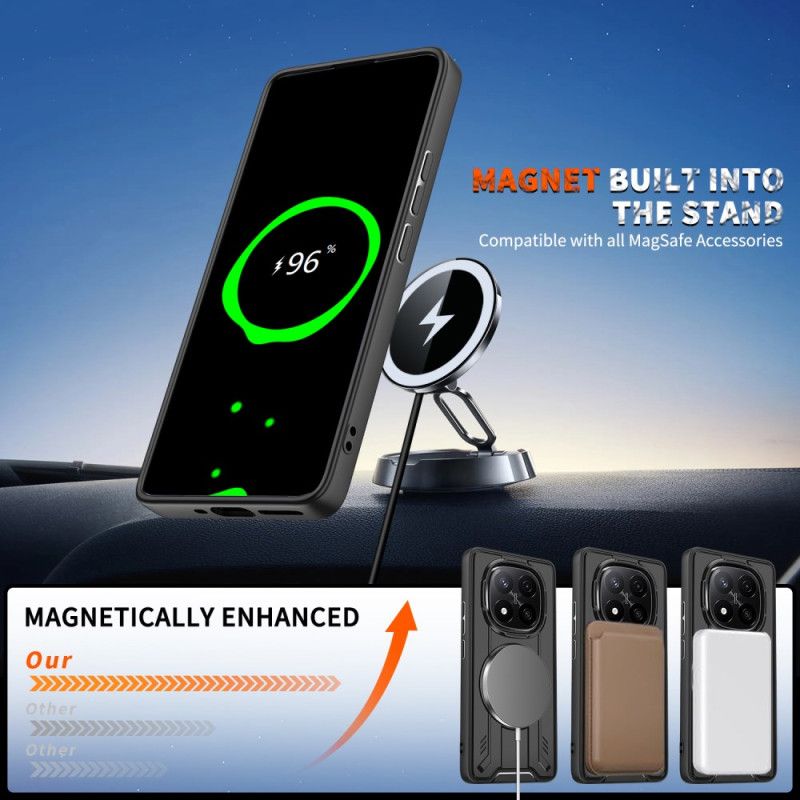 Futerały Xiaomi Redmi Note 14 Pro 4g Etui Na Telefon Kompatybilny Z Magsafe Z Obrotową Podstawką