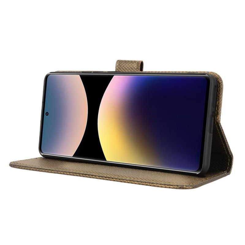 Obudowa Xiaomi Redmi Note 14 Pro 4g Etui Na Telefon Tekstura Diamentów