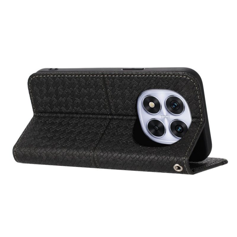 Pokrowce Xiaomi Redmi Note 14 Pro 4g Tekstura Pleciona Z Paskiem