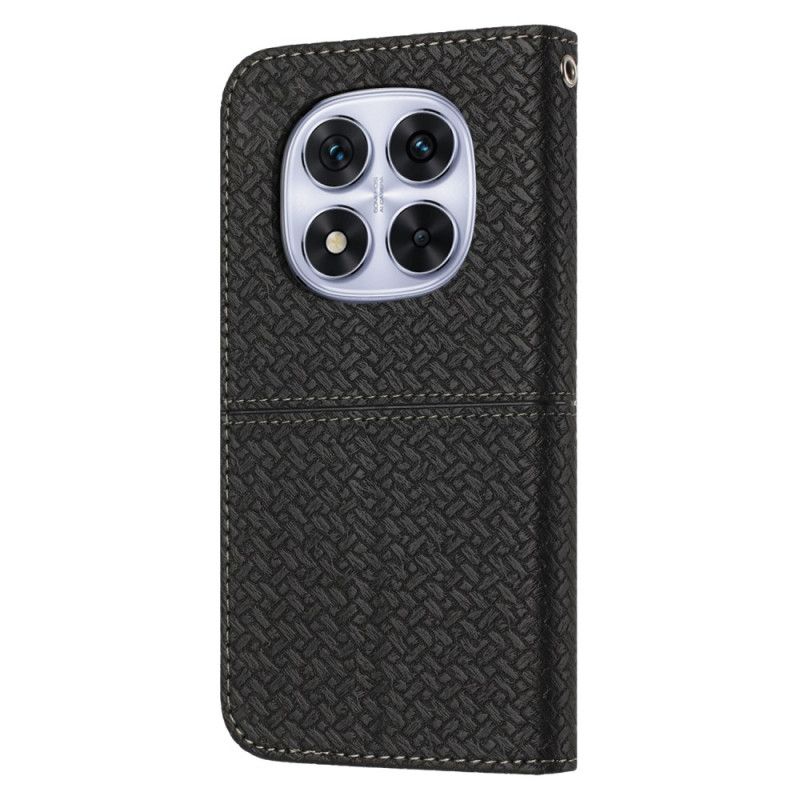 Pokrowce Xiaomi Redmi Note 14 Pro 4g Tekstura Pleciona Z Paskiem