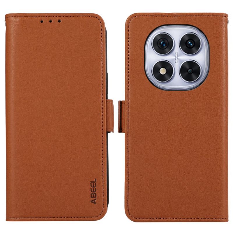 Skórzany Futerał Xiaomi Redmi Note 14 Pro 4g Etui Na Telefon Ochrona Rfid Abeel