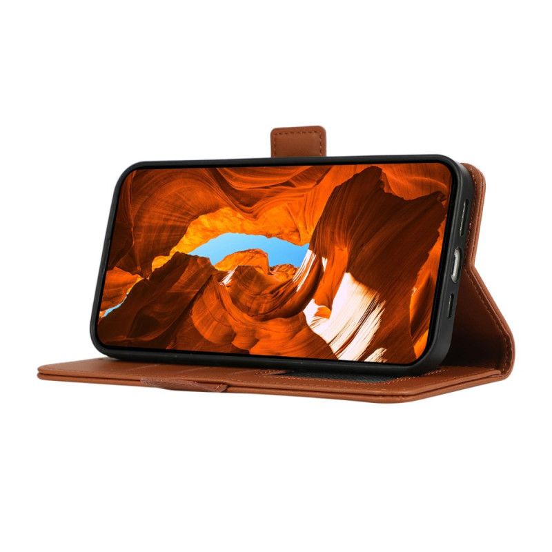 Skórzany Futerał Xiaomi Redmi Note 14 Pro 4g Etui Na Telefon Ochrona Rfid Abeel