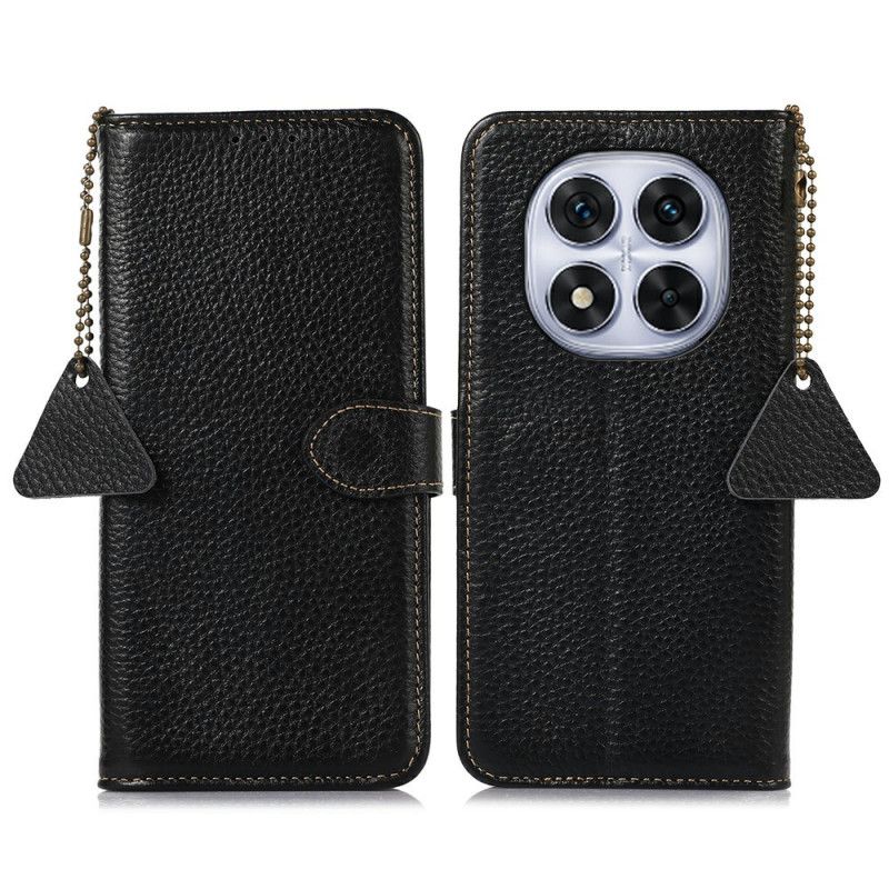 Skórzany Futerał Xiaomi Redmi Note 14 Pro 4g Etui Na Telefon Prawdziwa Skóra Z Blokadą Rfid