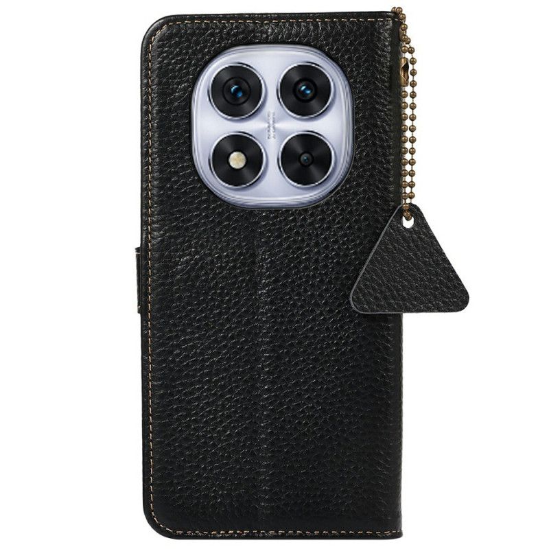 Skórzany Futerał Xiaomi Redmi Note 14 Pro 4g Etui Na Telefon Prawdziwa Skóra Z Blokadą Rfid