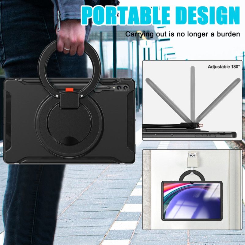Etui Do Samsung Galaxy Tab S10 Ultra Obrotowy Stojak Pierścieniowy