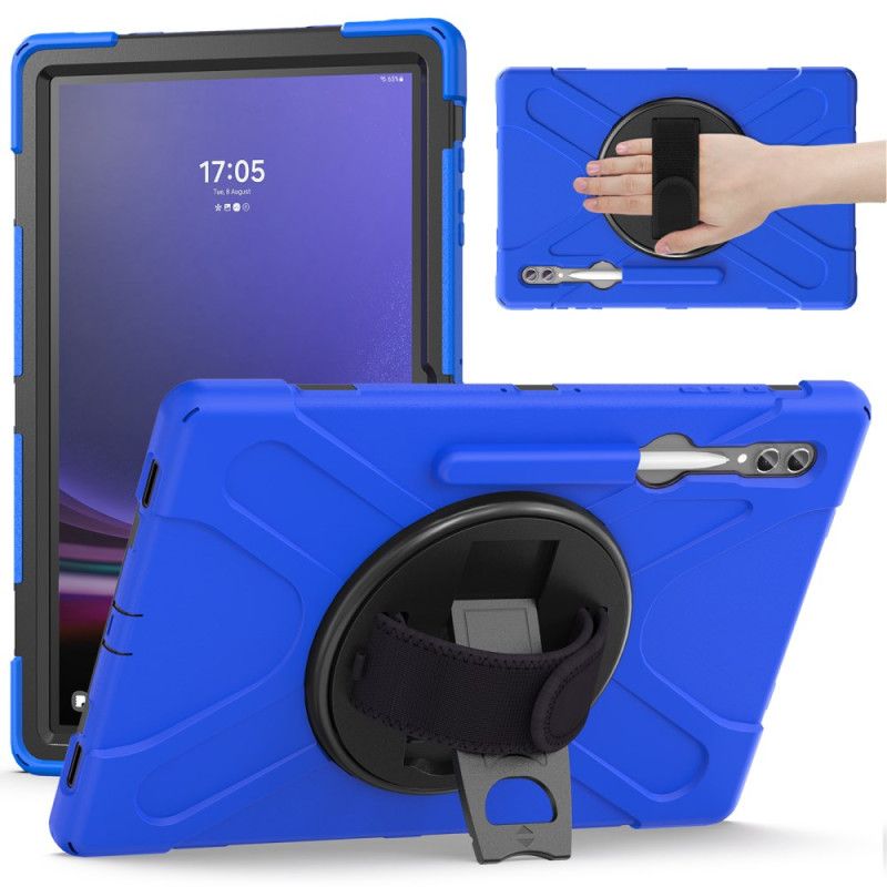 Etui Do Samsung Galaxy Tab S10 Ultra Potrójna Ochrona Pasek I Podstawka