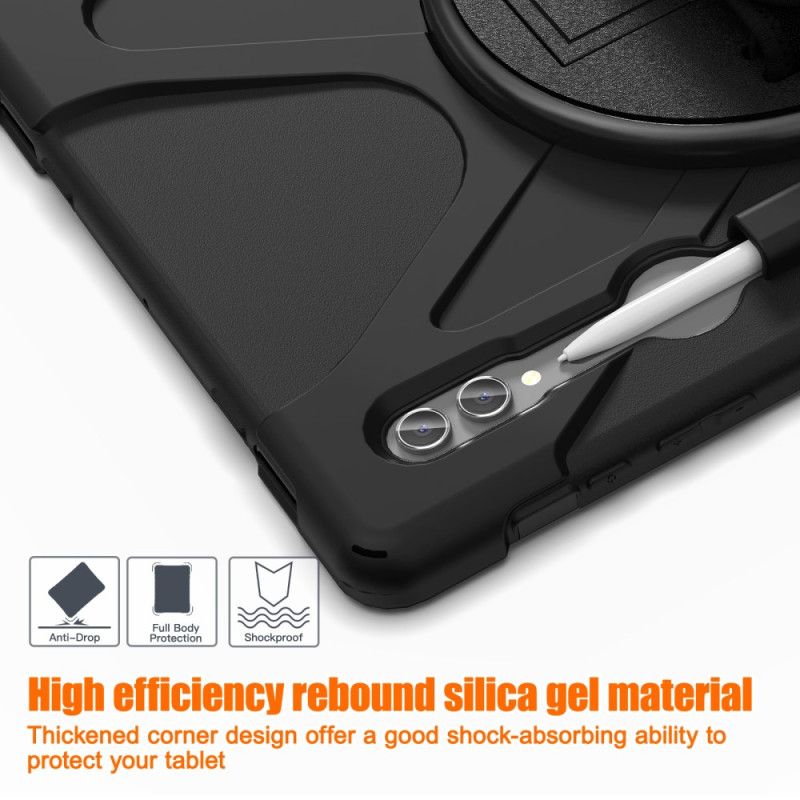 Etui Do Samsung Galaxy Tab S10 Ultra Potrójna Ochrona Pasek I Podstawka