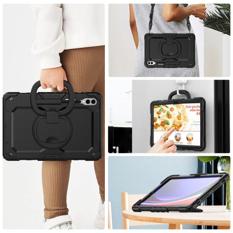 Etui Samsung Galaxy Tab S10 Ultra Najwyższej Jakości Ochrona Z Paskiem Na Ramię