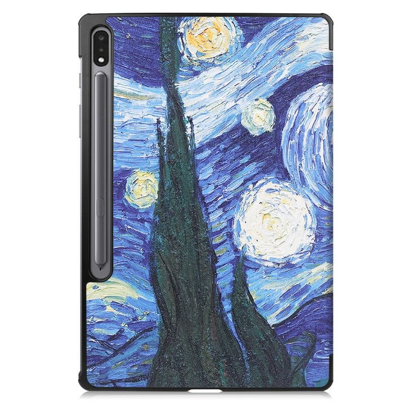 Inteligentny Futerał Samsung Galaxy Tab S7 Fe Starry Night Obsadka Do Pióra