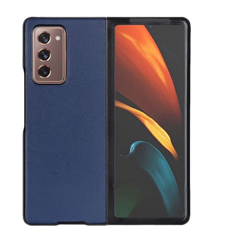 Etui Samsung Galaxy Z Fold 2 Zielony Czarny Skóra Hybrydowa I Prawdziwa