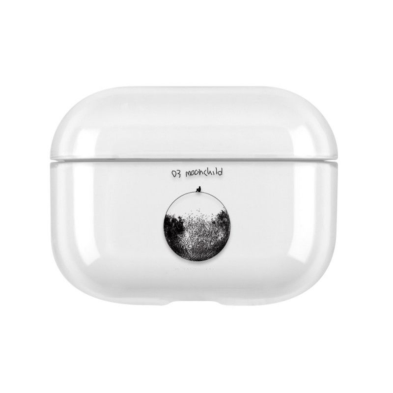 Etui AirPods Pro Przezroczysty Księżyc Etui Ochronne