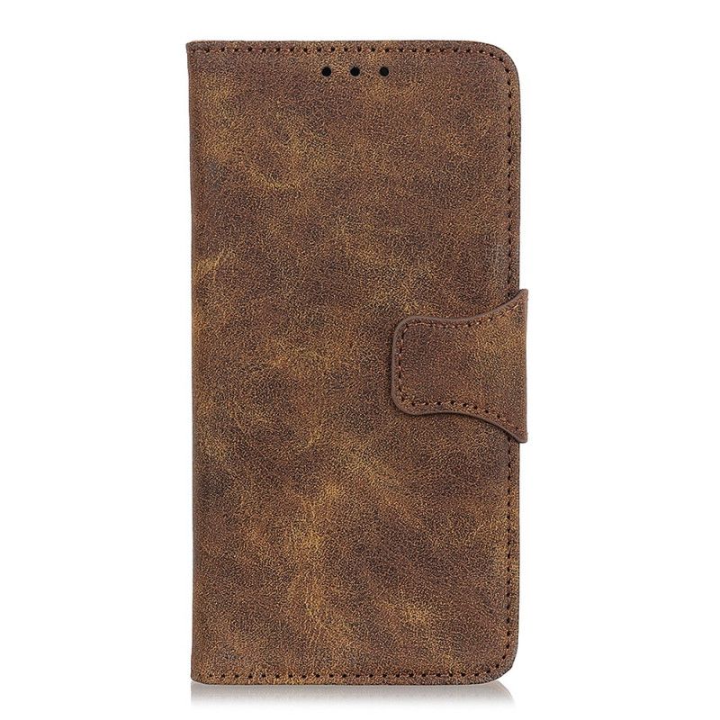 Etui Folio Xiaomi Redmi 8 Kawowy Czarny Odwracalne Zapięcie Magnetyczne Etui Ochronne