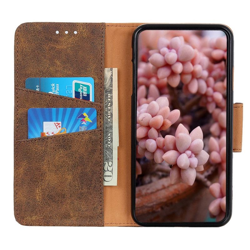 Etui Folio Xiaomi Redmi 8 Kawowy Czarny Odwracalne Zapięcie Magnetyczne Etui Ochronne