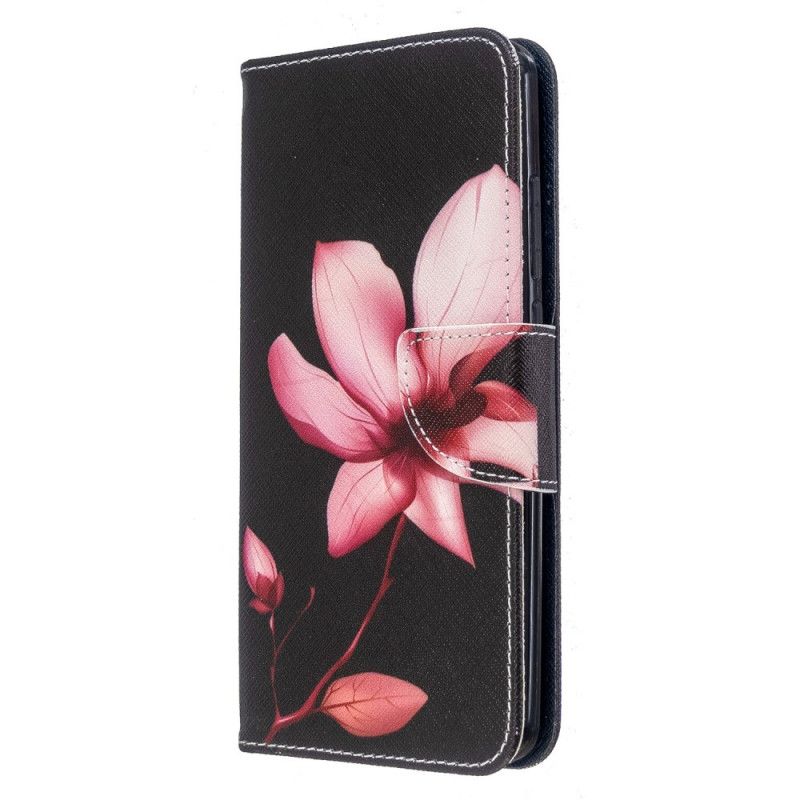Etui Folio Xiaomi Redmi 8 Różowy Kwiat Etui Ochronne