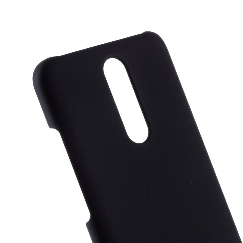 Etui Xiaomi Redmi 8 Biały Czarny Guma Więcej