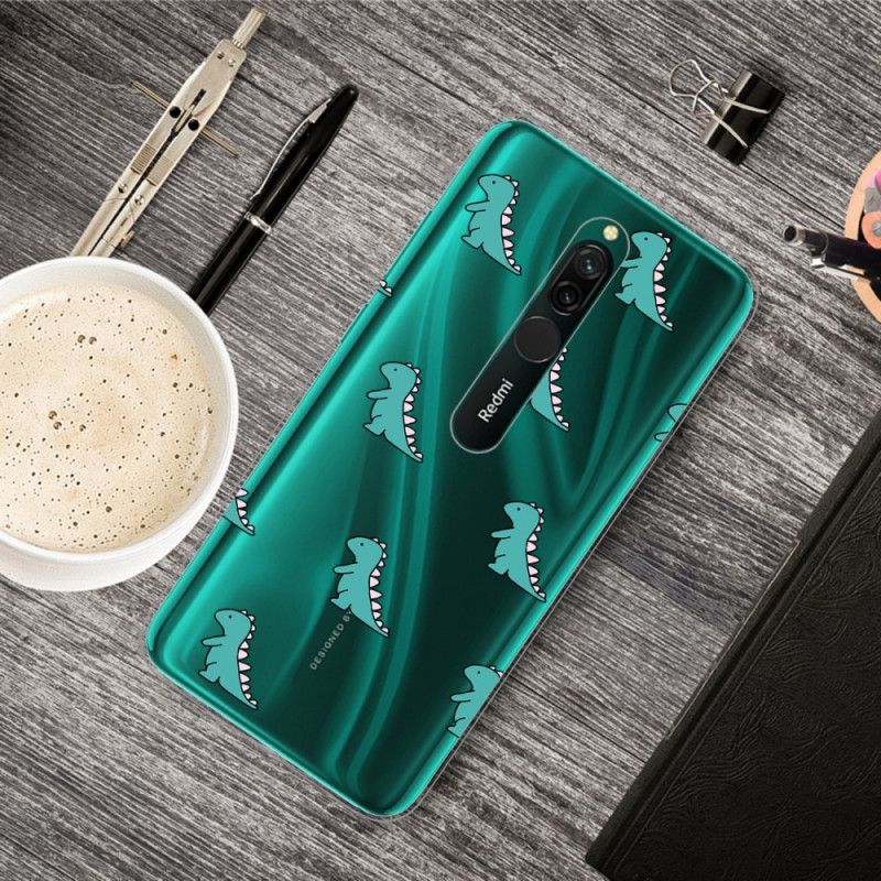 Futerały Xiaomi Redmi 8 Etui na Telefon Dinozaury