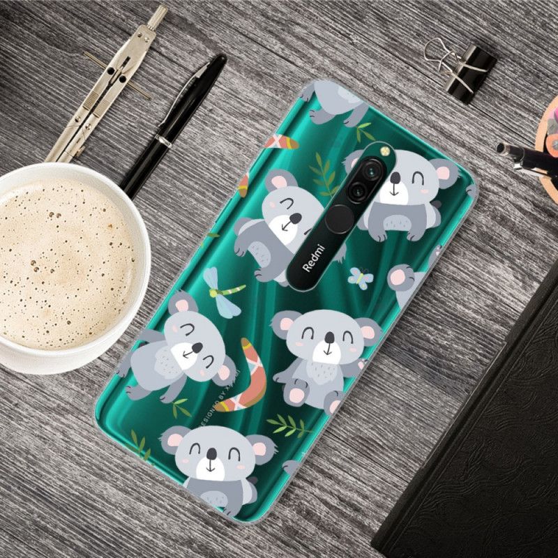 Futerały Xiaomi Redmi 8 Etui na Telefon Słodkie Koale