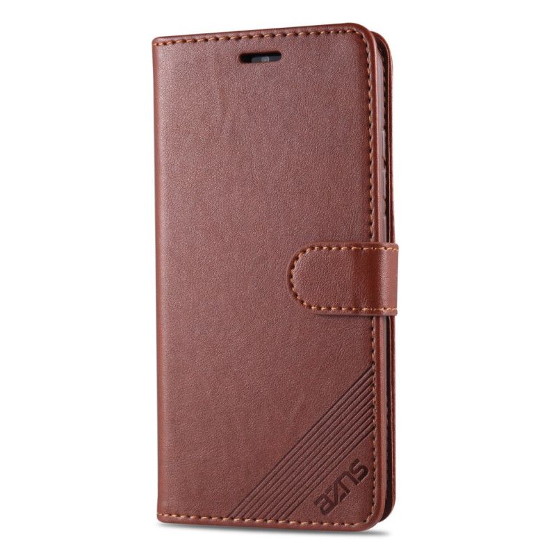Pokrowce Xiaomi Redmi 8 Magenta Czarny Azns Imitacja Skóry
