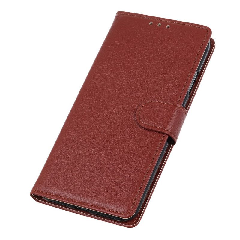 Etui Folio Huawei Mate 30 Czarny Efekt Skóry Lychee Premium Etui Ochronne