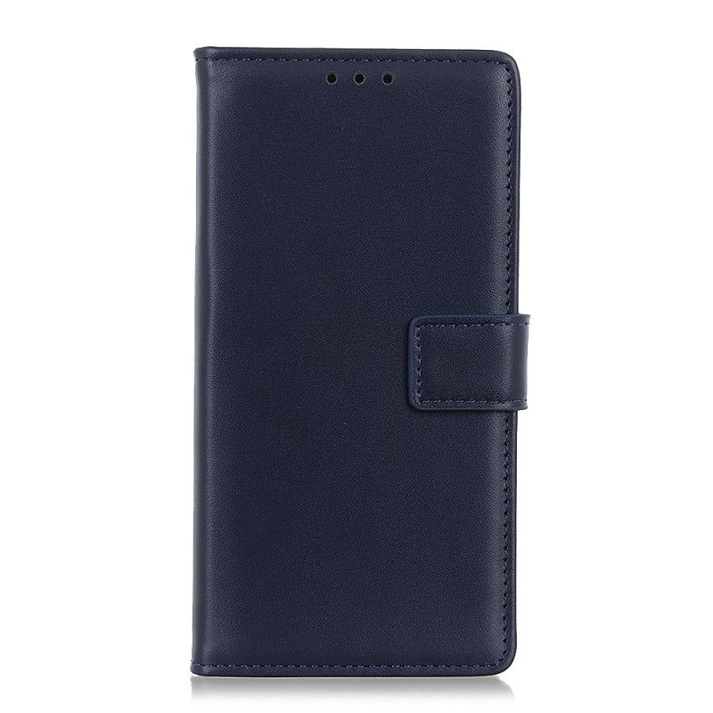 Etui Folio Huawei Mate 30 Granatowy Czarny Efekt Ultra Skóry