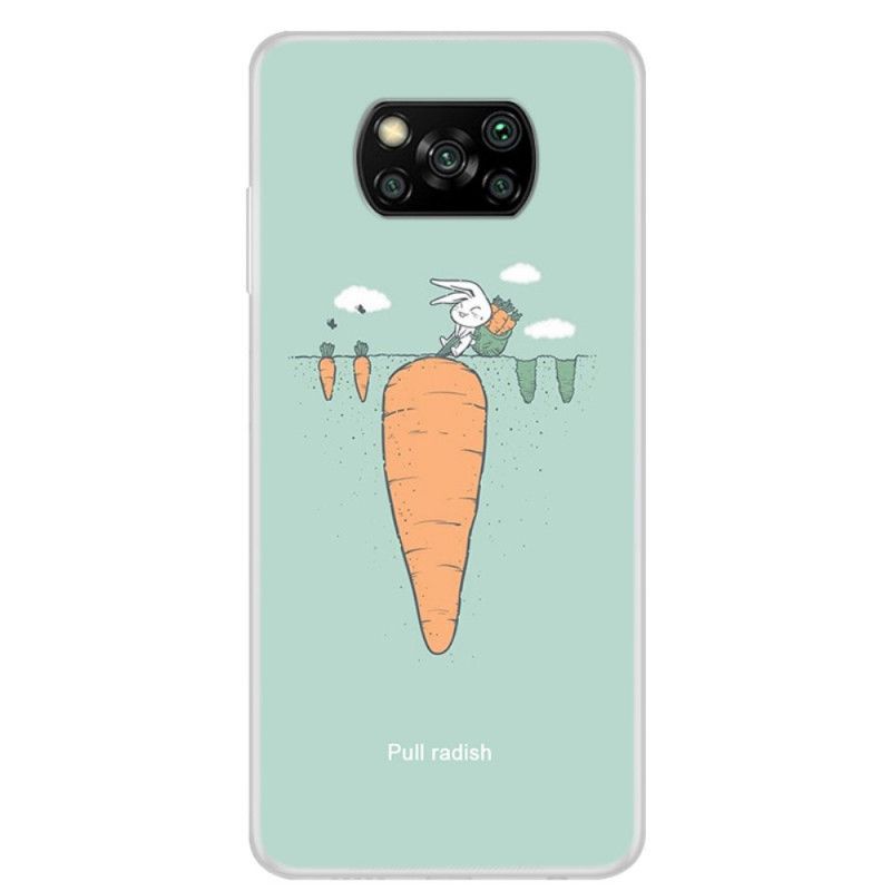 Etui Xiaomi Poco X3 Królik W Ogrodzie Etui Ochronne