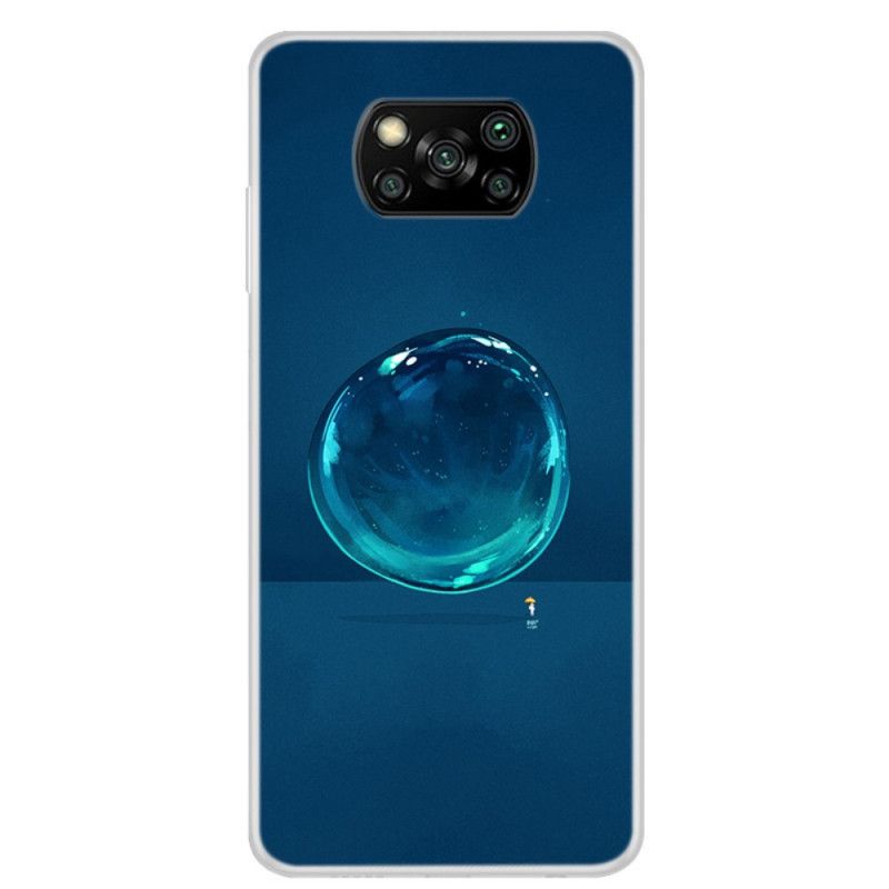 Etui Xiaomi Poco X3 Kropla Wody Etui Ochronne