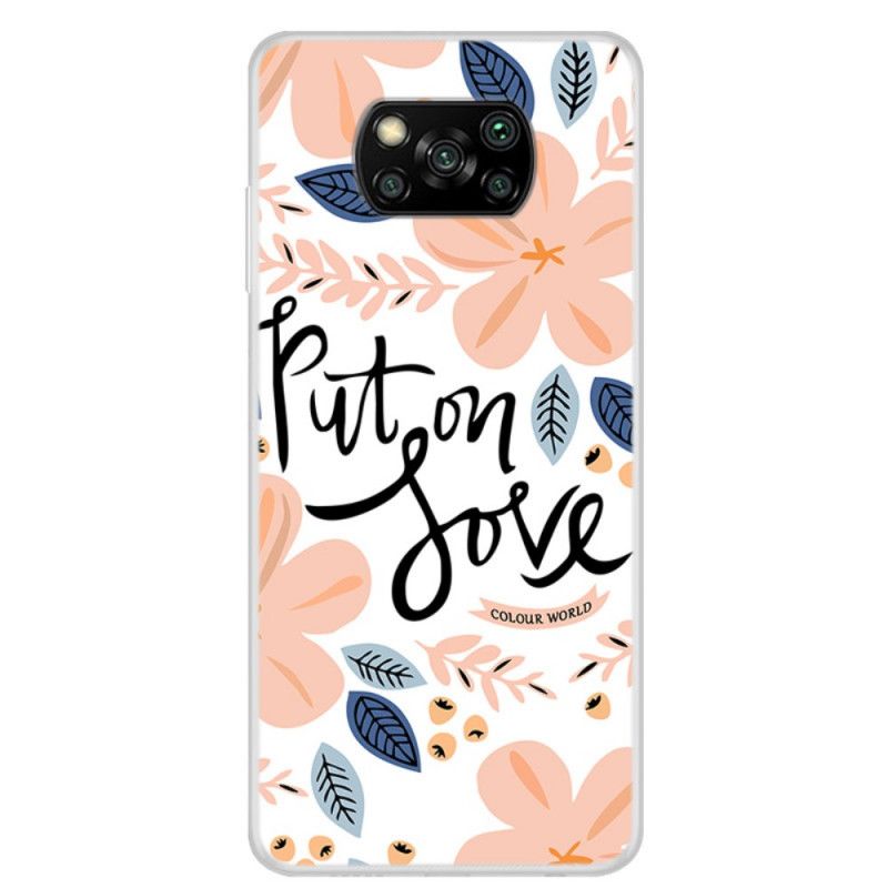 Etui Xiaomi Poco X3 Włóż Miłość