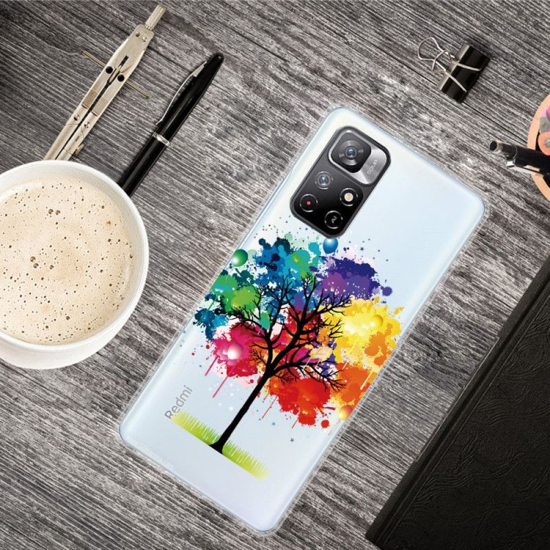 Etui Xiaomi Redmi Note 11 / Poco M4 Pro 5g Akwarela Drzewo Etui Ochronne