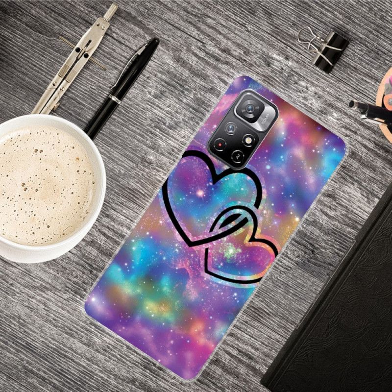 Etui Xiaomi Redmi Note 11 / Poco M4 Pro 5g Związane Serca