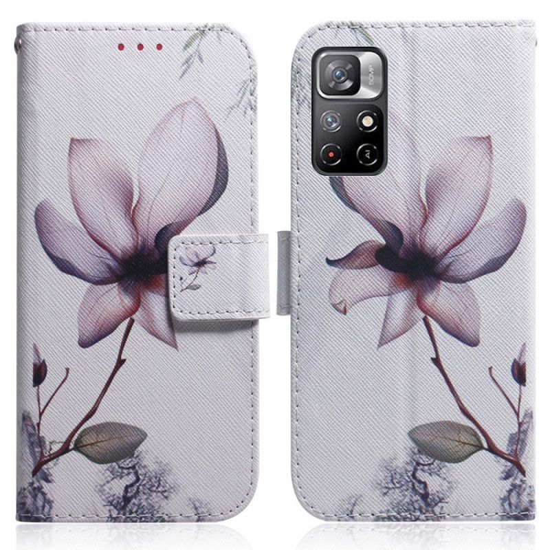 Pokrowce Xiaomi Redmi Note 11 / Poco M4 Pro 5g Stary Różowy Kwiat