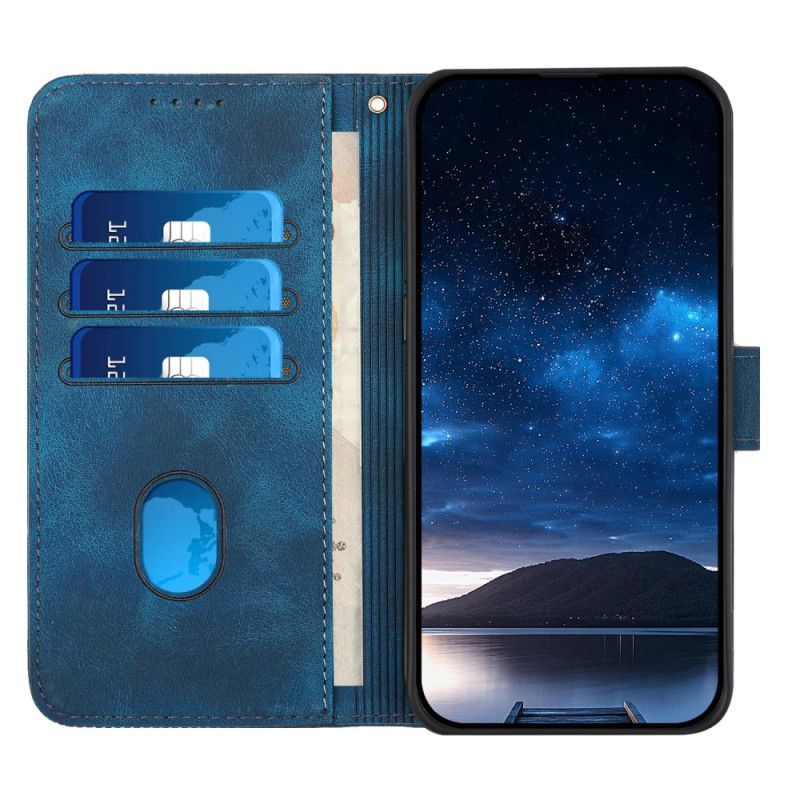 Etui Folio Do Realme 14 Pro 5g Geometryczne Motyle Z Paskiem