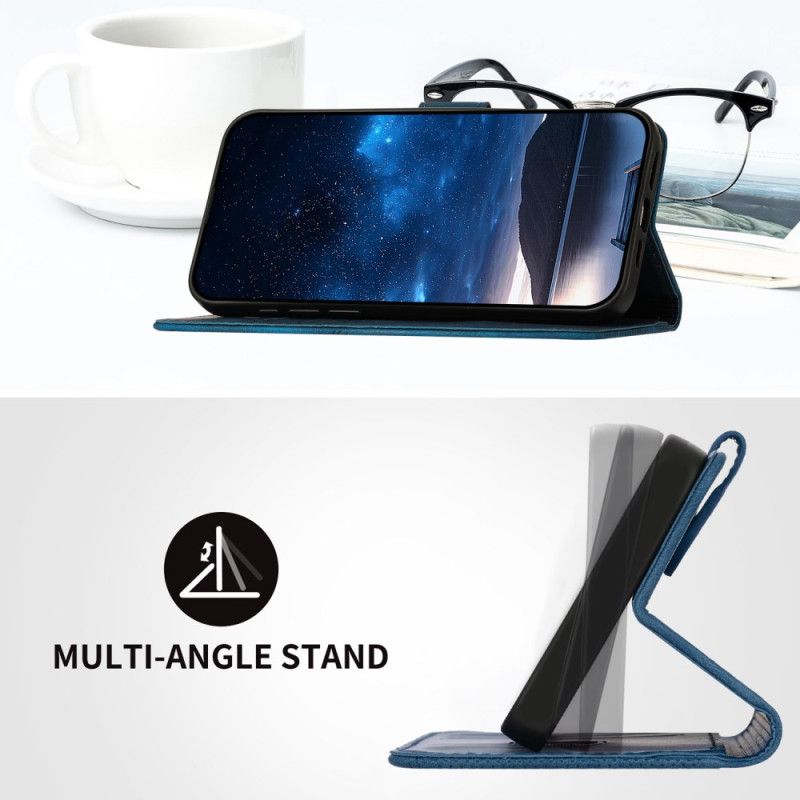 Etui Folio Do Realme 14 Pro 5g Geometryczne Motyle Z Paskiem