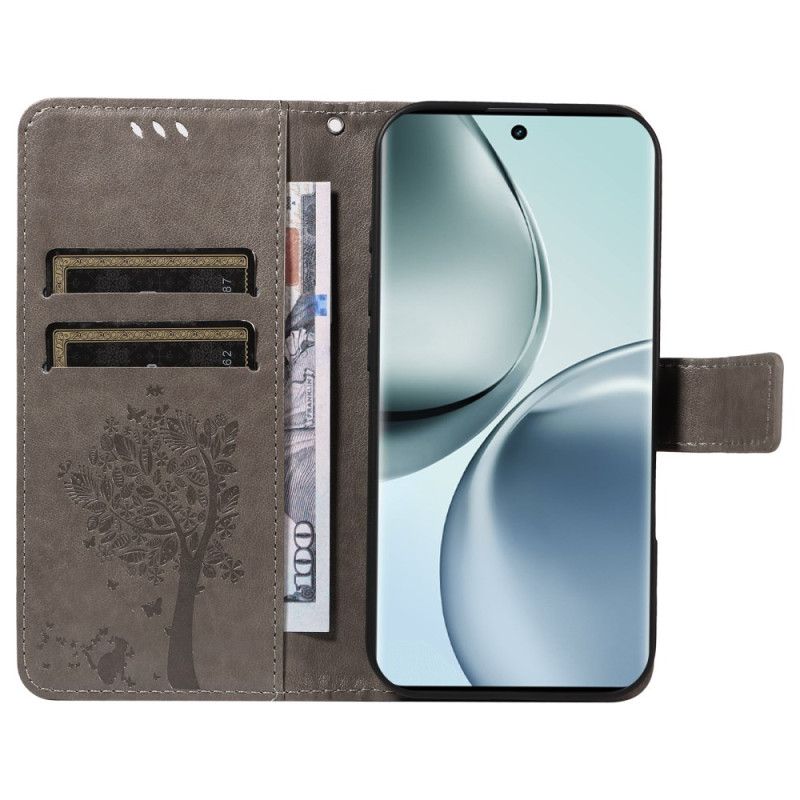 Etui Folio Realme 14 Pro 5g Drzewo I Kot