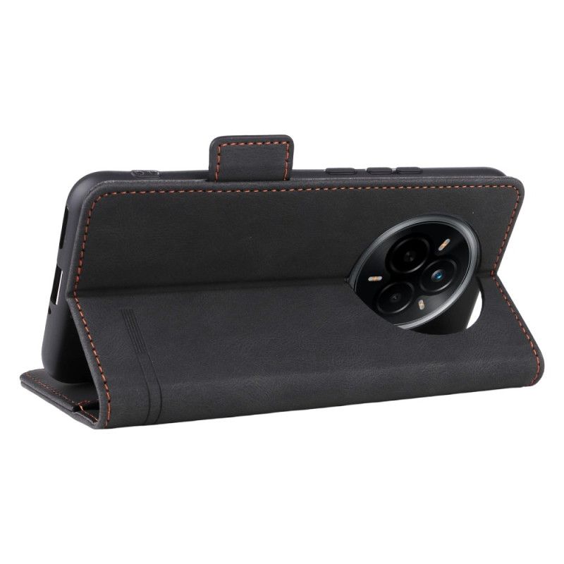 Etui Folio Realme 14 Pro 5g Efekt Retro Zamszu Etui Ochronne