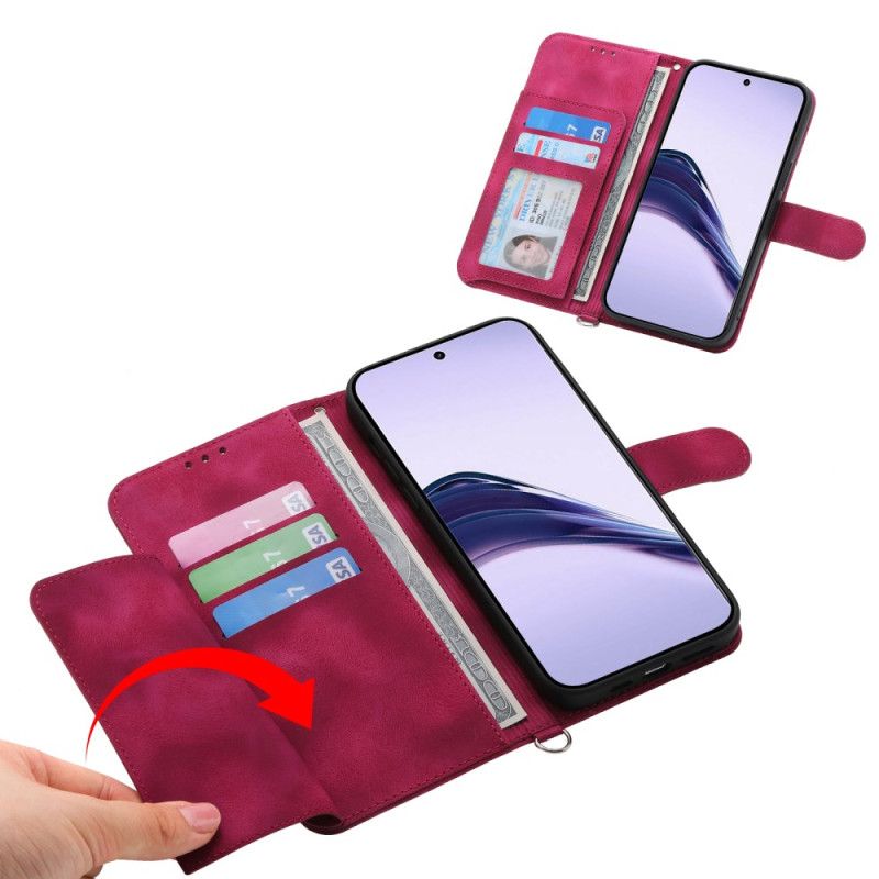 Etui Folio Realme 14 Pro 5g Kwiatowa Koronka Z Paskiem