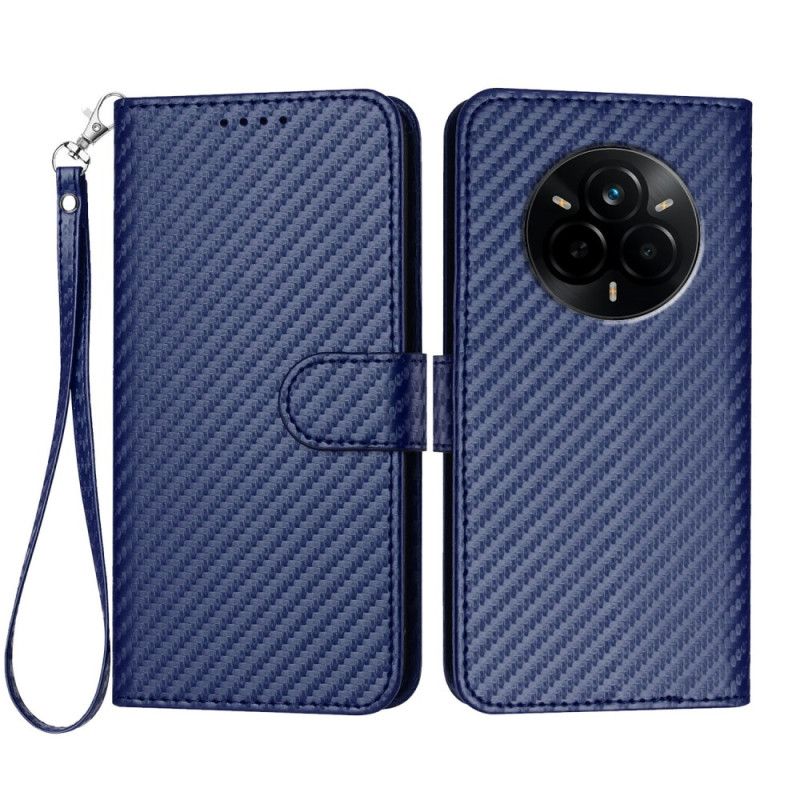 Etui Folio Realme 14 Pro 5g Włókno Węglowe