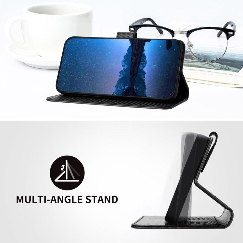 Etui Folio Realme 14 Pro 5g Włókno Węglowe