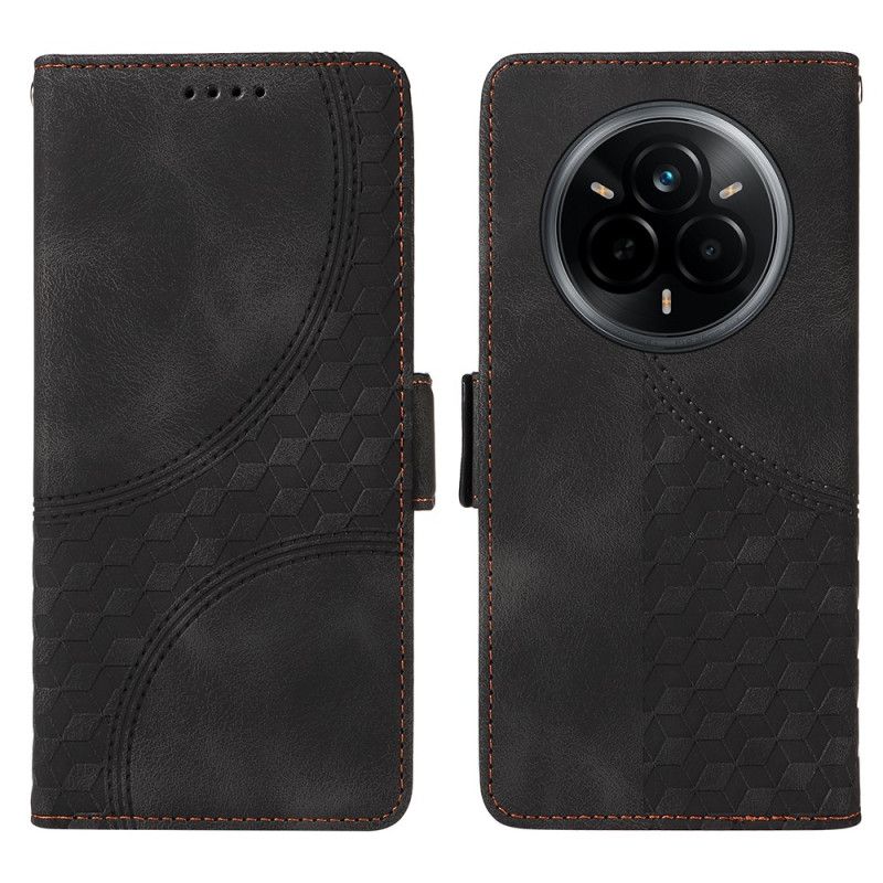 Etui Folio Realme 14 Pro 5g Wzór W Romby Etui Ochronne