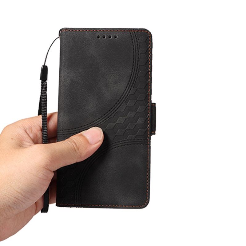 Etui Folio Realme 14 Pro 5g Wzór W Romby Etui Ochronne