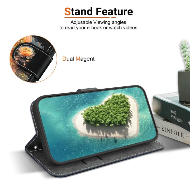 Etui Folio Realme 14 Pro 5g Złota Piwonia