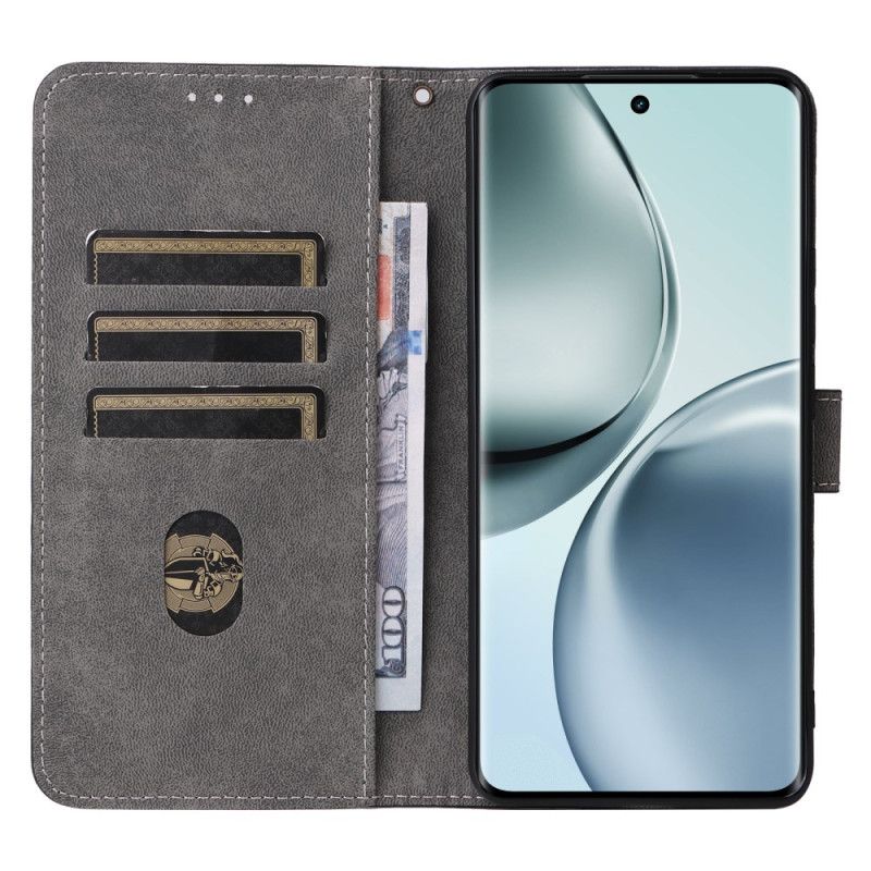 Obudowa Realme 14 Pro 5g Etui Na Telefon Ochrona Rfid Zamszu Z Paskiem