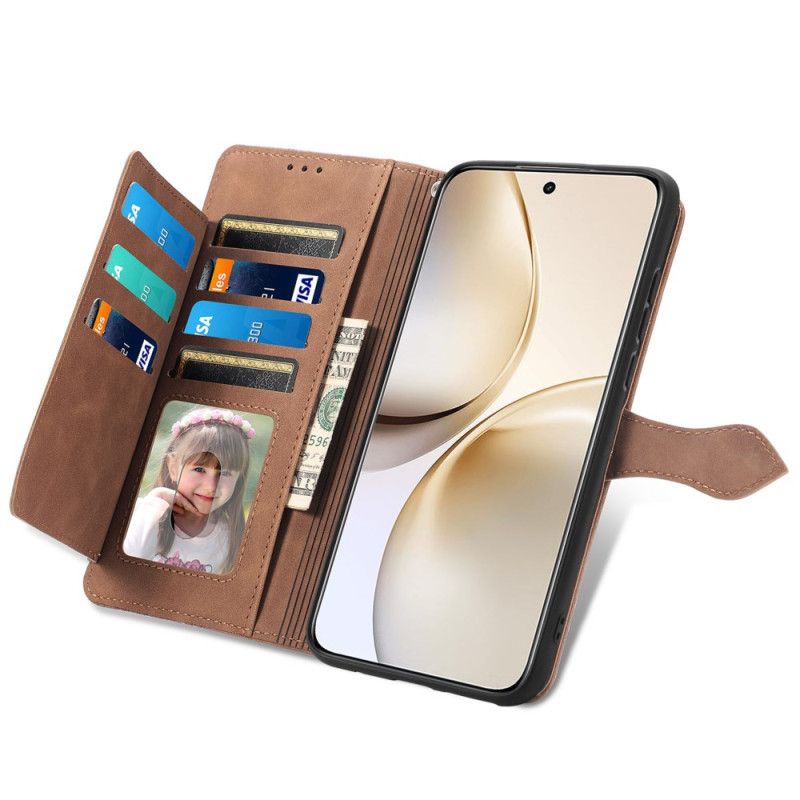 Pokrowce Realme 14 Pro 5g Zamszowa Koronka Z Efektem Saszetki I Paskiem