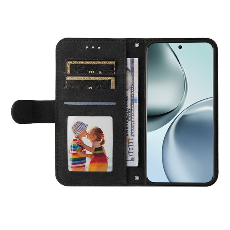 Skórzany Futerał Realme 14 Pro 5g Etui Na Telefon Efekt Zamszu Z Nitami