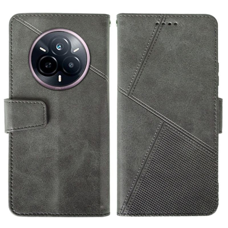 Skórzany Futerał Realme 14 Pro 5g Etui Na Telefon Linie Idewei