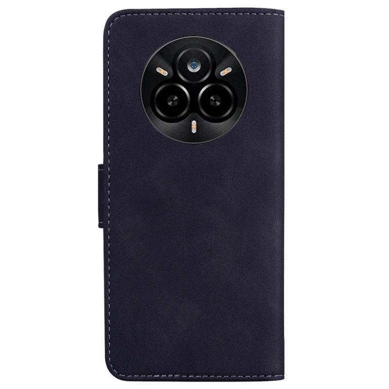 Skórzany Futerał Realme 14 Pro 5g Etui Na Telefon Styl Zamszowy